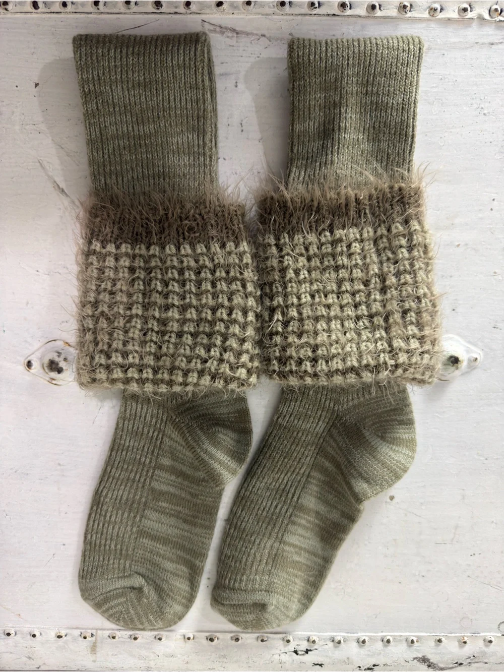 Women’s Warm Cozy Knee High Long Socks Foldover